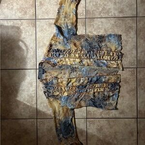 Women's Multicolor Paisley Top